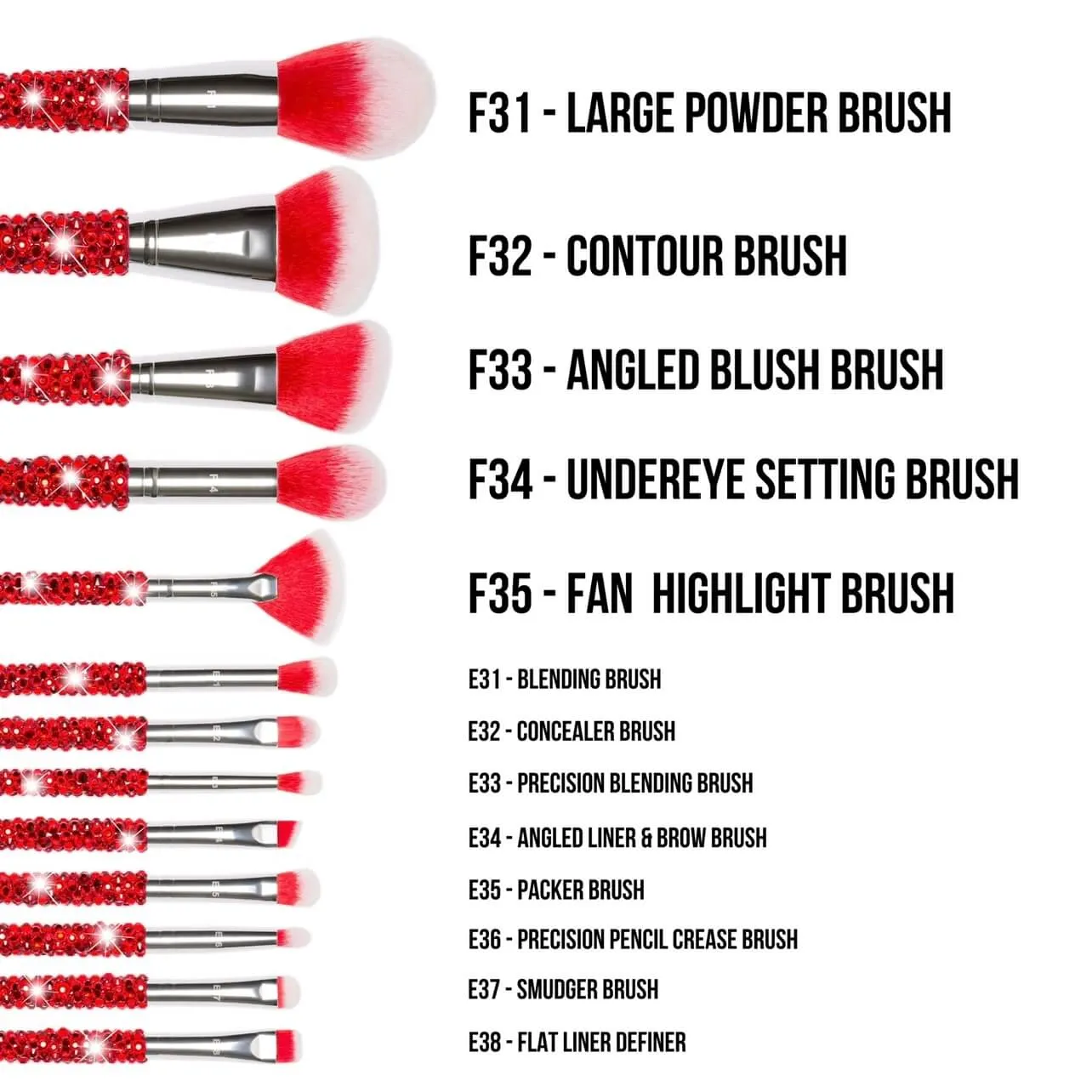 13-Piece Blinged Brushes x Allie Dawson Collection
