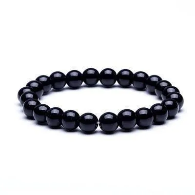 18 Crystal styles, Genuine Natural Stone Beads Elastic Stretch Rope Bracelets