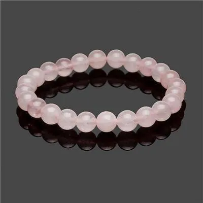 18 Crystal styles, Genuine Natural Stone Beads Elastic Stretch Rope Bracelets