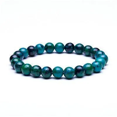 18 Crystal styles, Genuine Natural Stone Beads Elastic Stretch Rope Bracelets