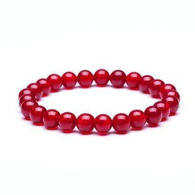 18 Crystal styles, Genuine Natural Stone Beads Elastic Stretch Rope Bracelets
