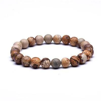 18 Crystal styles, Genuine Natural Stone Beads Elastic Stretch Rope Bracelets