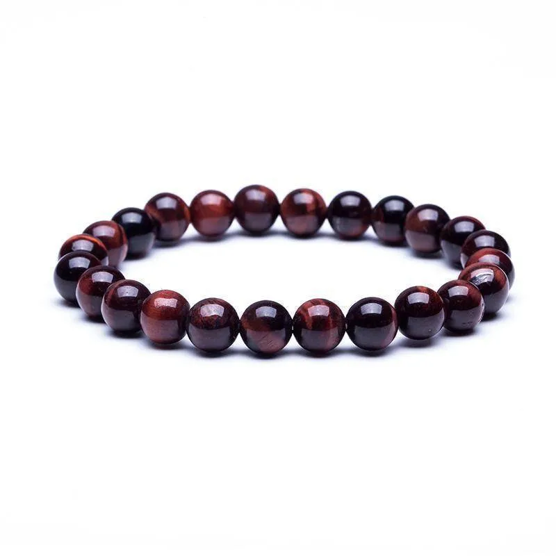 18 Crystal styles, Genuine Natural Stone Beads Elastic Stretch Rope Bracelets