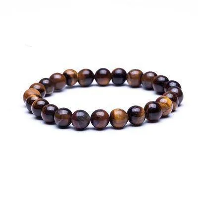 18 Crystal styles, Genuine Natural Stone Beads Elastic Stretch Rope Bracelets