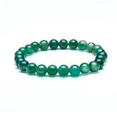 18 Crystal styles, Genuine Natural Stone Beads Elastic Stretch Rope Bracelets