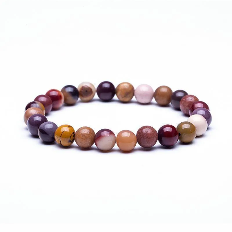 18 Crystal styles, Genuine Natural Stone Beads Elastic Stretch Rope Bracelets