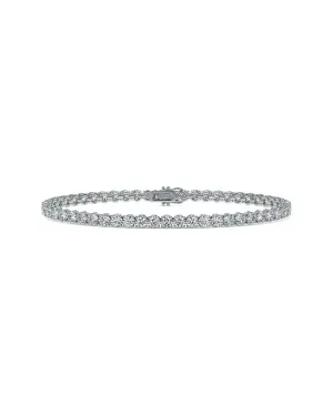 5.0 Ct Diamond Tennis Bracelet In 14K Gold