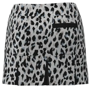 AB SPORT Women's Animal Print Back Pleat Golf Skirt - LEOPGB