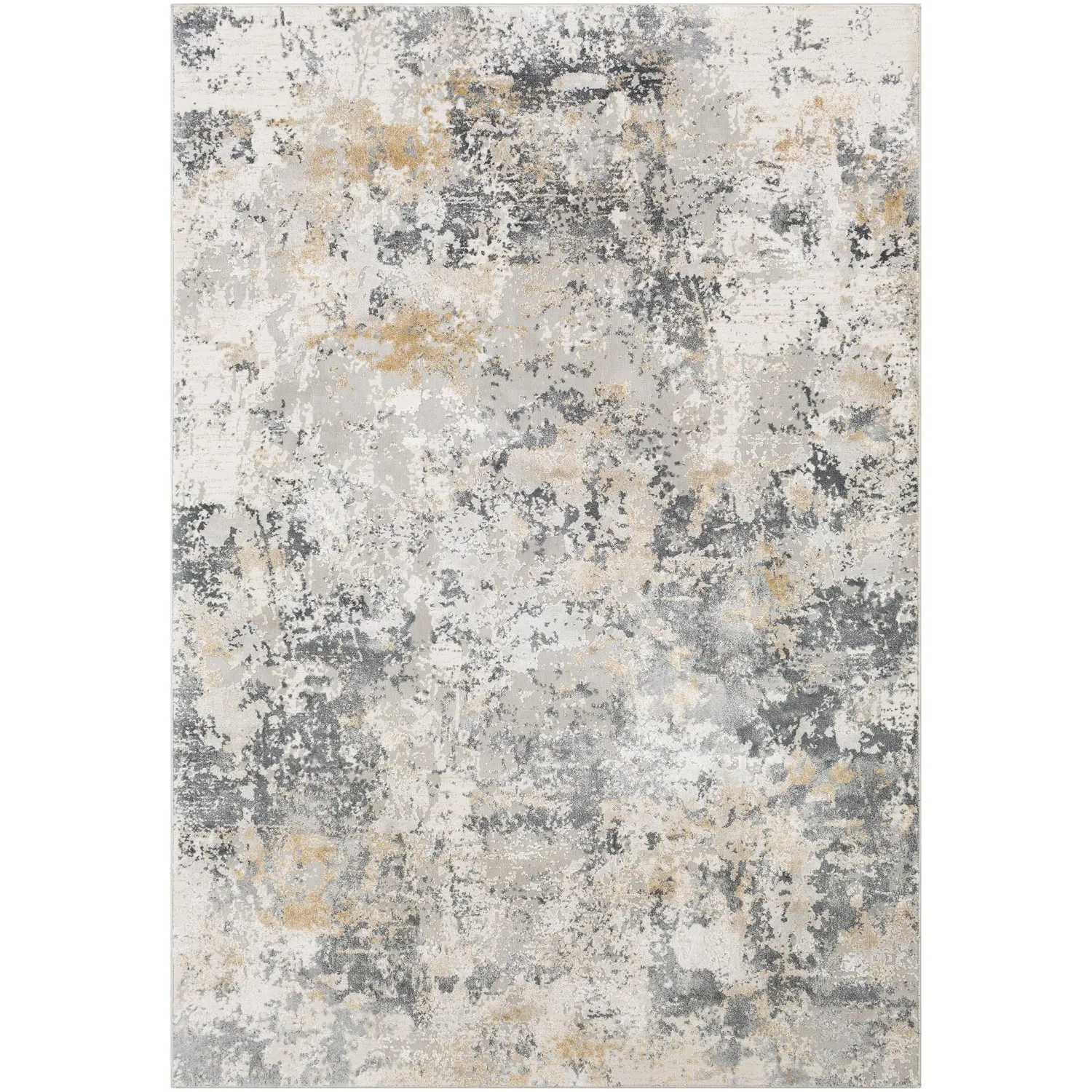 Aisha Rug in Charcoal & Medium Gray