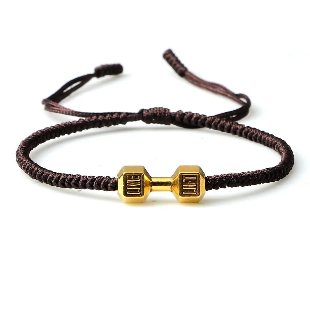 Allrj Woven Dumbbell Bracelet