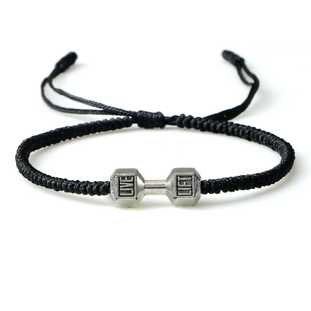 Allrj Woven Dumbbell Bracelet