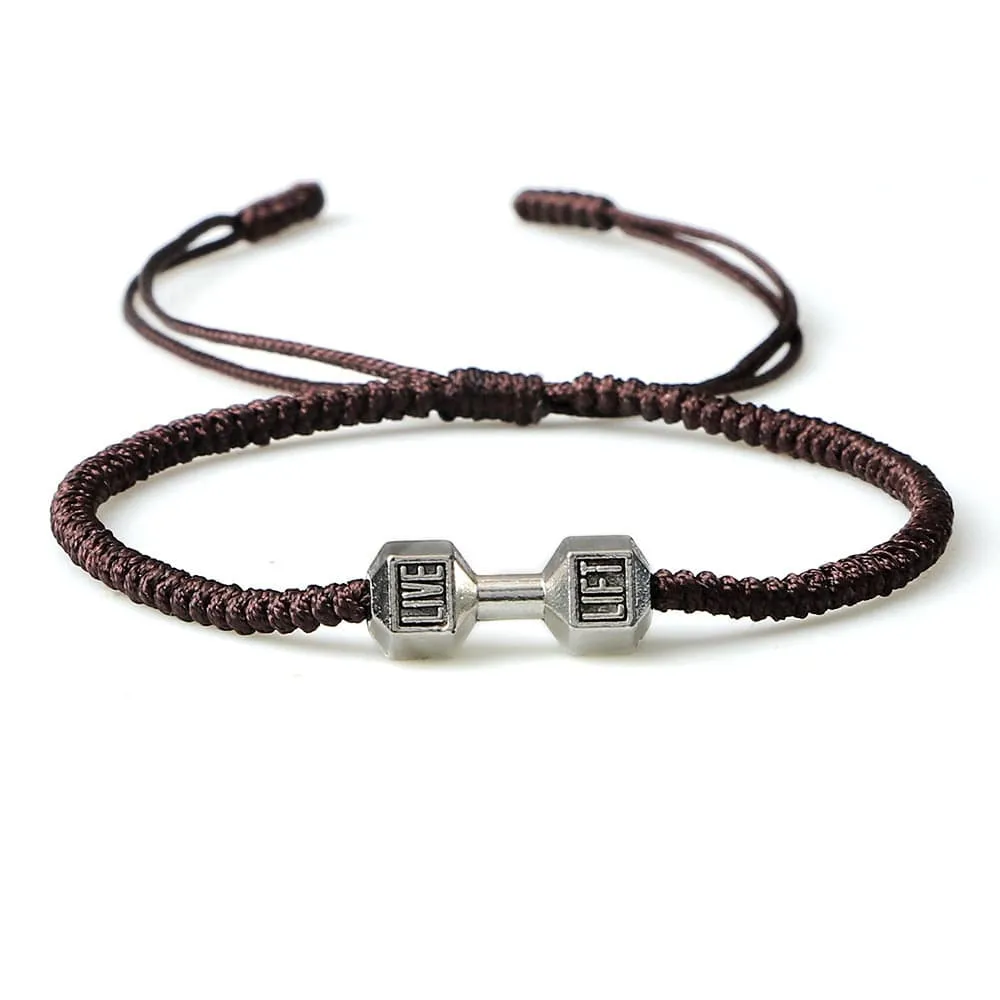 Allrj Woven Dumbbell Bracelet
