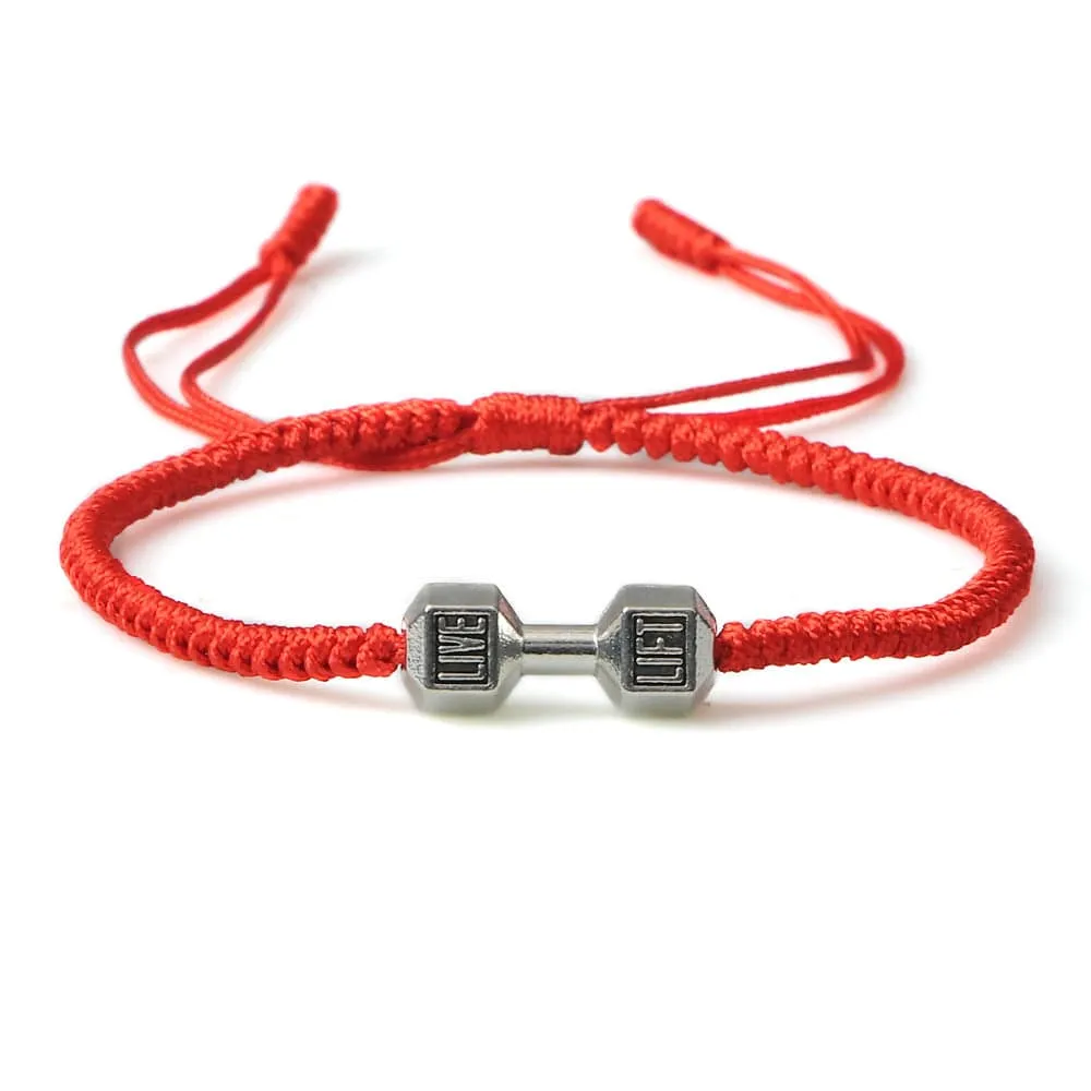 Allrj Woven Dumbbell Bracelet