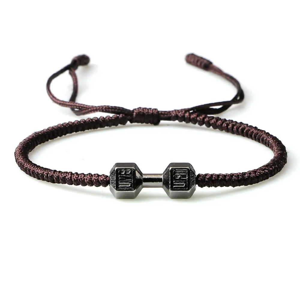 Allrj Woven Dumbbell Bracelet