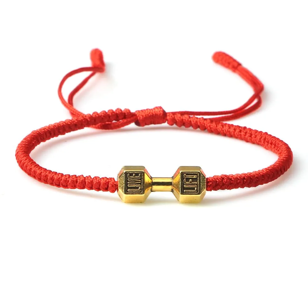 Allrj Woven Dumbbell Bracelet
