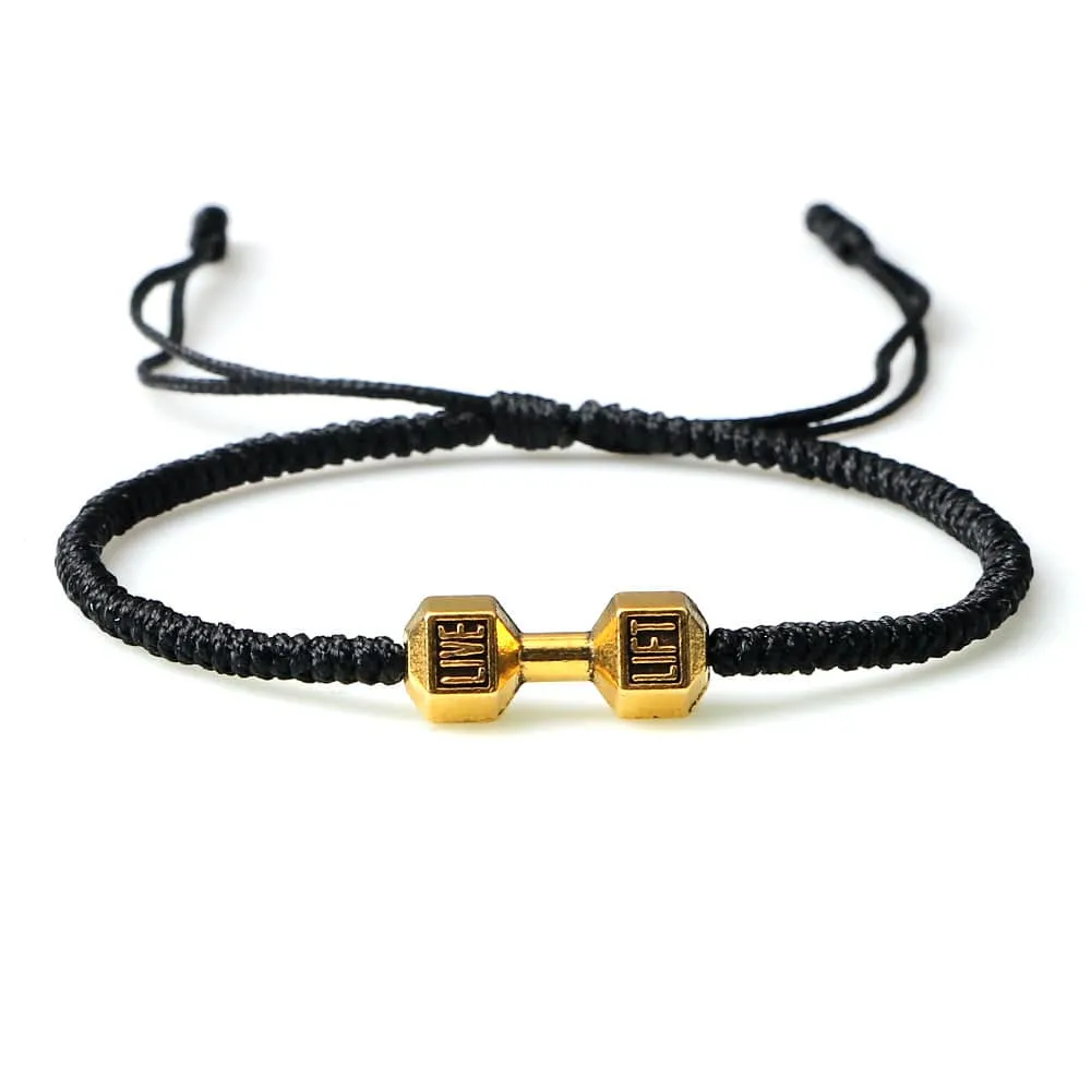 Allrj Woven Dumbbell Bracelet