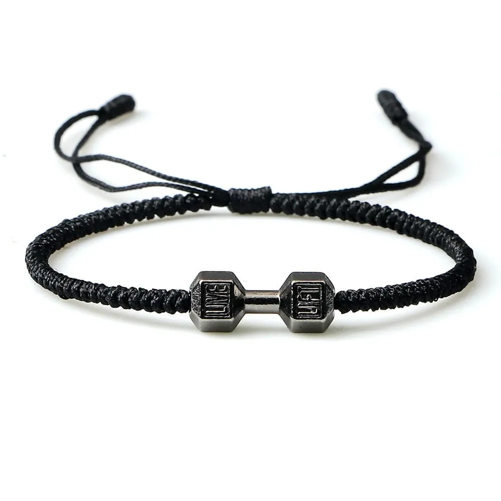 Allrj Woven Dumbbell Bracelet