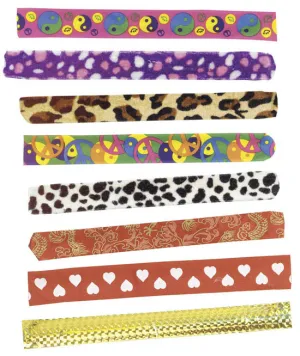 Animal Print Slap Bracelet Assortment, (24 per unit), #24101 (E-37)