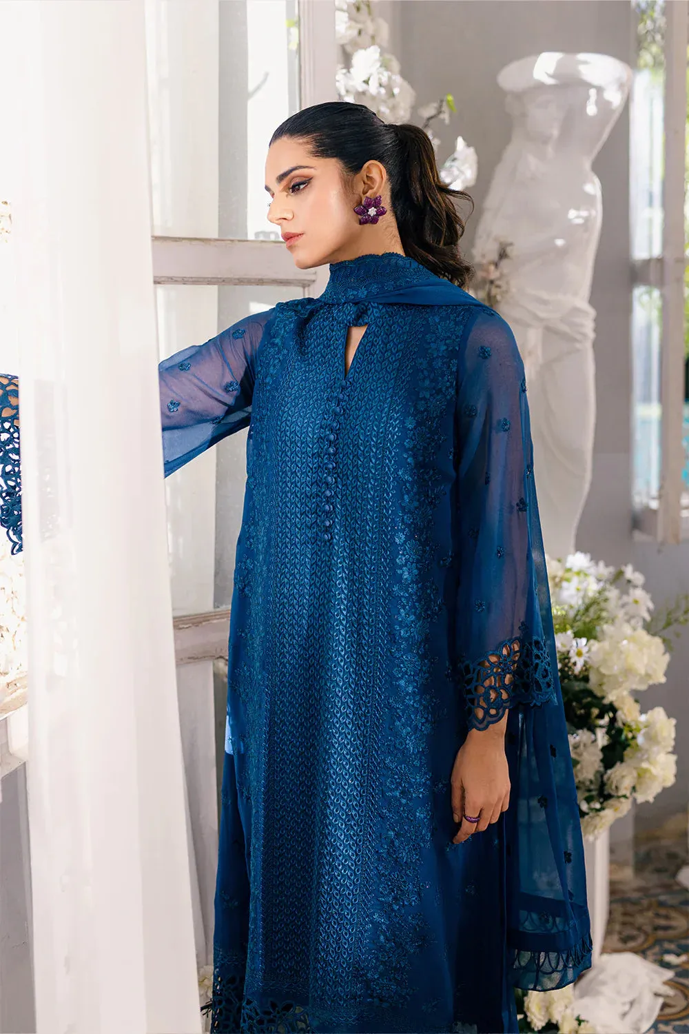 Azure | Ensembles Embroidered Formals | Galactic Glow