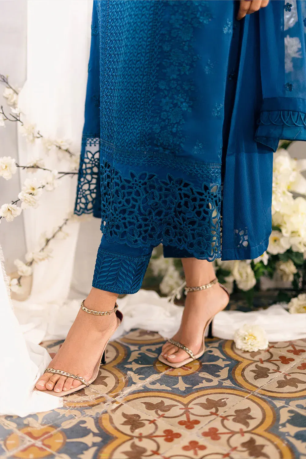 Azure | Ensembles Embroidered Formals | Galactic Glow