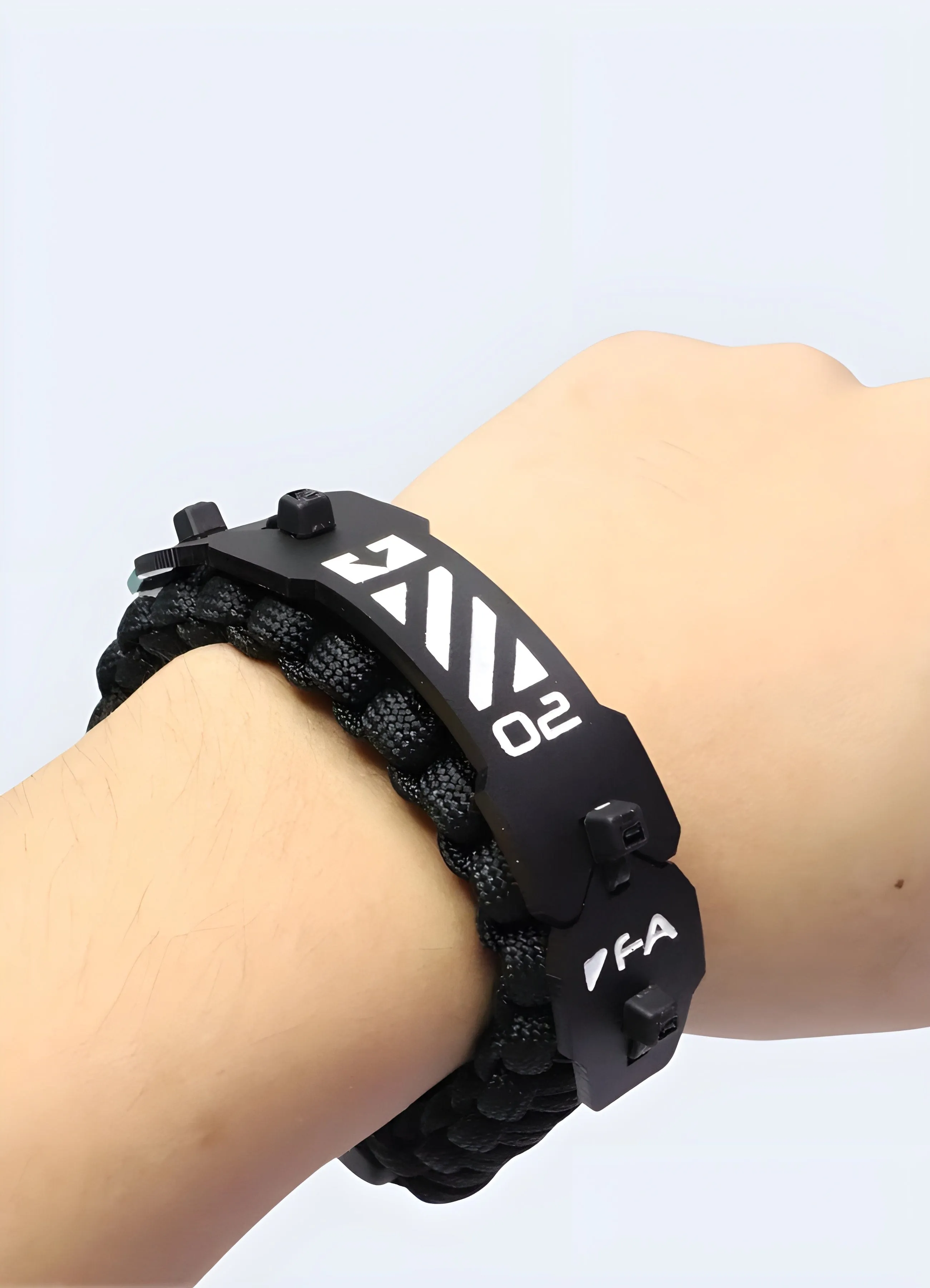 Black Techwear Cyberpunk Bracelet