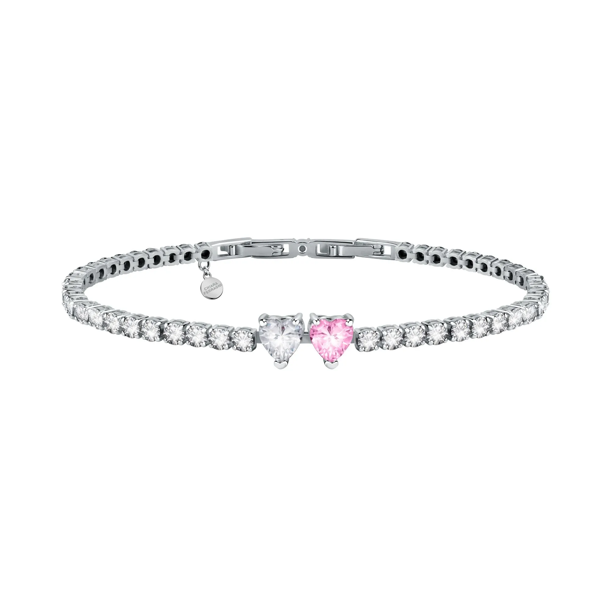 Chiara Ferragni Diamond Heart White and Fairytale Women’s Tennis Bracelet