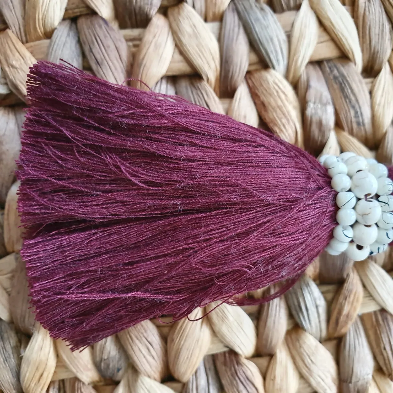 Cowrie Shell Keychains With Multi-Color Tassels