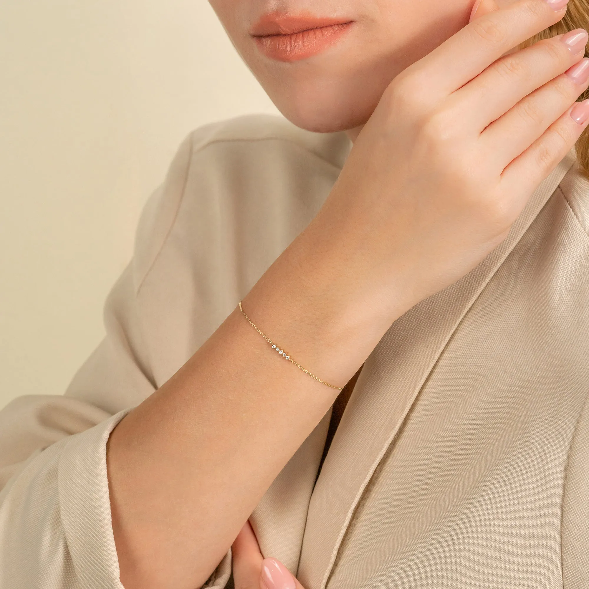 Diamond Bar Bracelet, Patrice