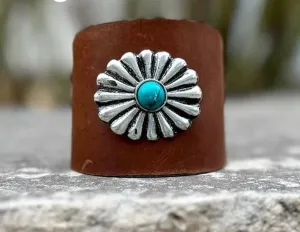 DIXIE WAGON LEATHER CUFF BRACELET