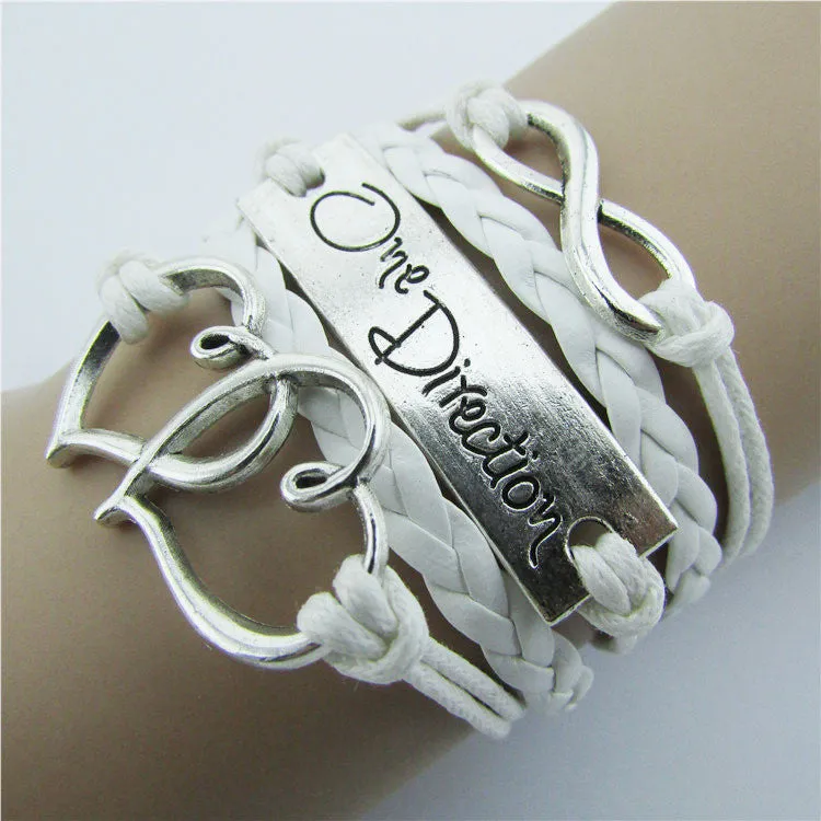 Double Heart Romantic Multicolor Bracelet