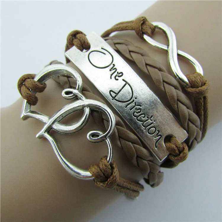 Double Heart Romantic Multicolor Bracelet