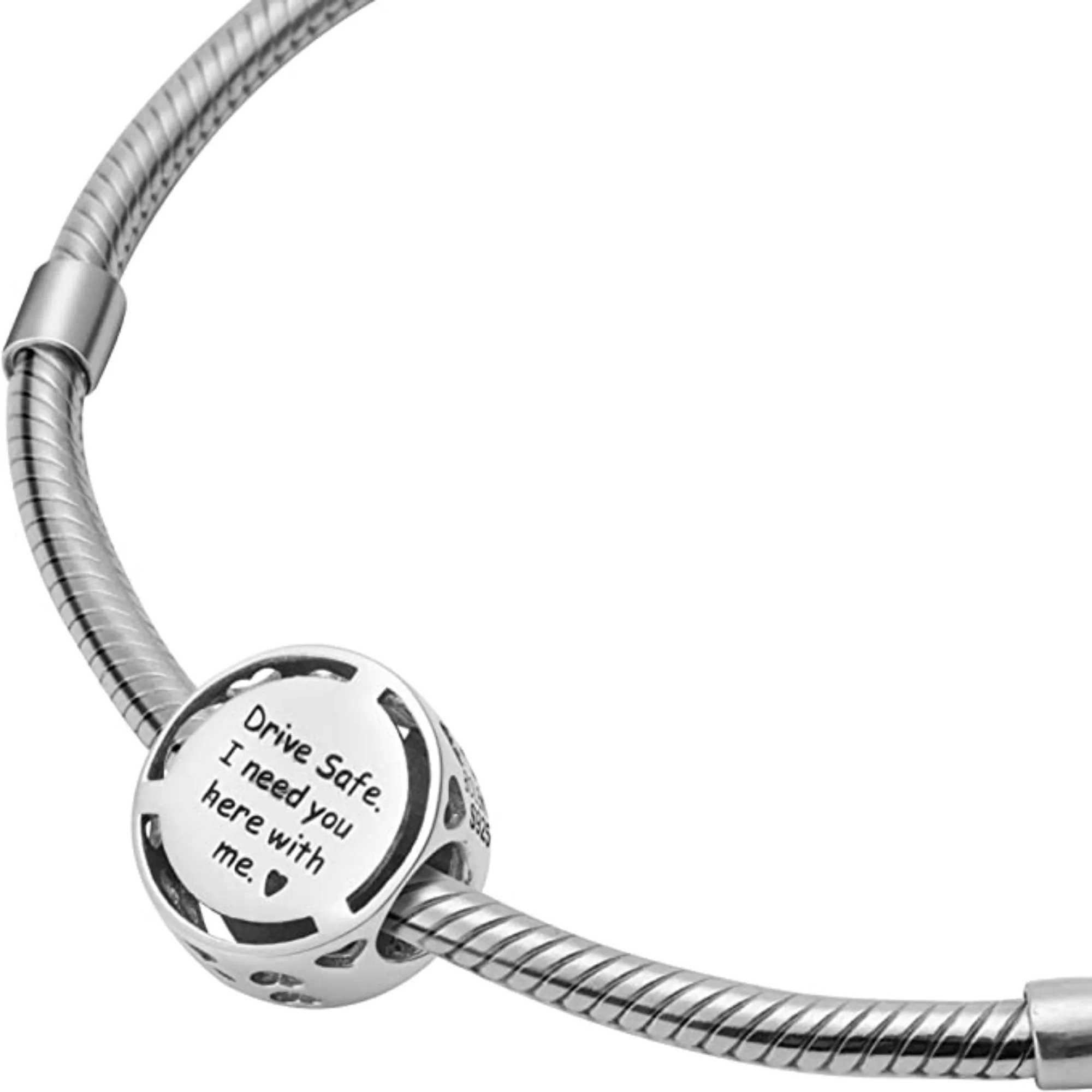 Drive Safe I Need You Here With Me Bead Charm