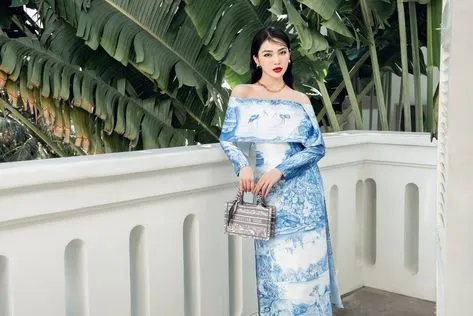 Elegant White and Blue Side Slit Pant Suit Set Kaftan- Stromae