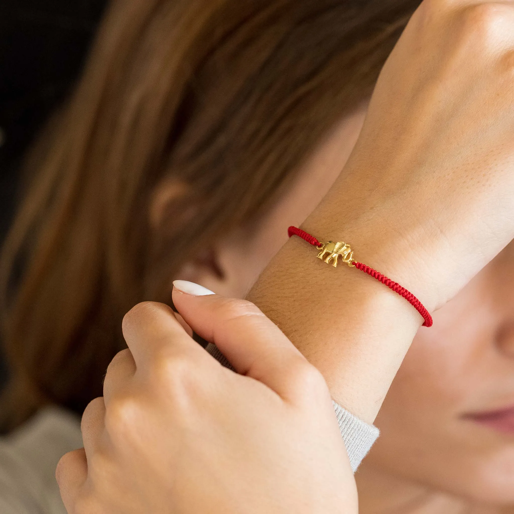 Elephant [RED] - 18K Gold Vermeil