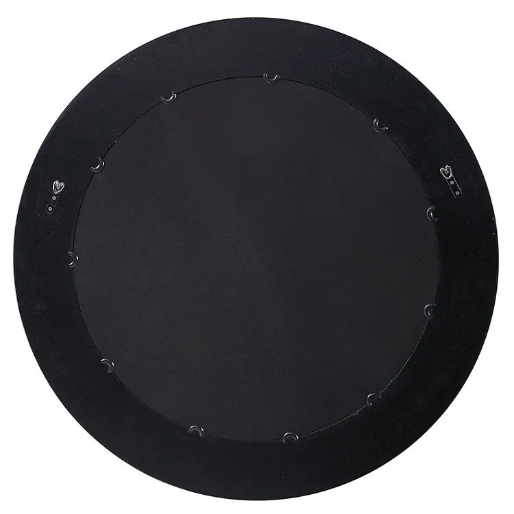 Frazier Round Industrial Wall Mirror by John Kowalski