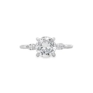 Gabriel & Co. White Gold Diamond Engagement Ring ER16198R6W43JJ