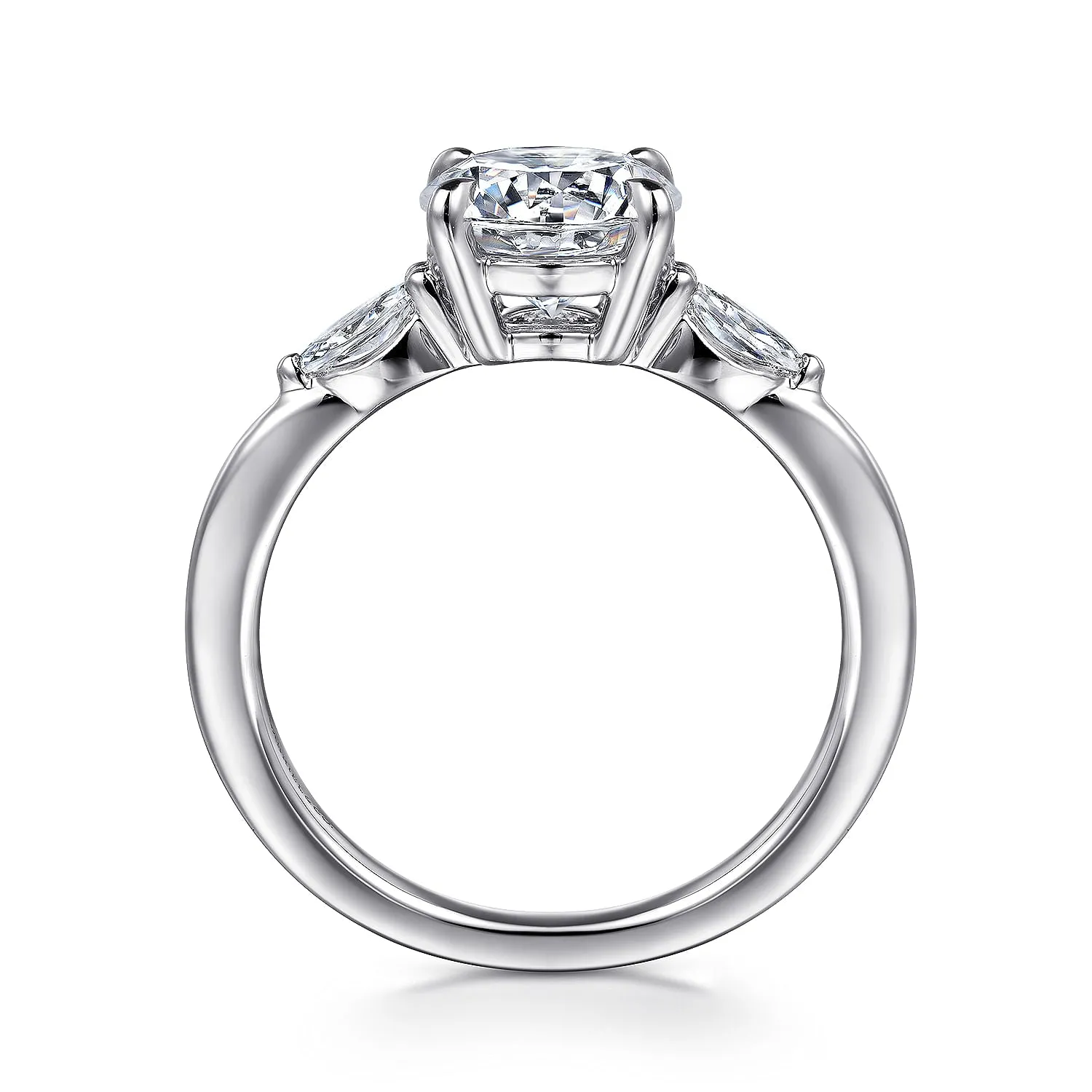 Gabriel & Co. White Gold Diamond Engagement Ring ER16198R6W43JJ