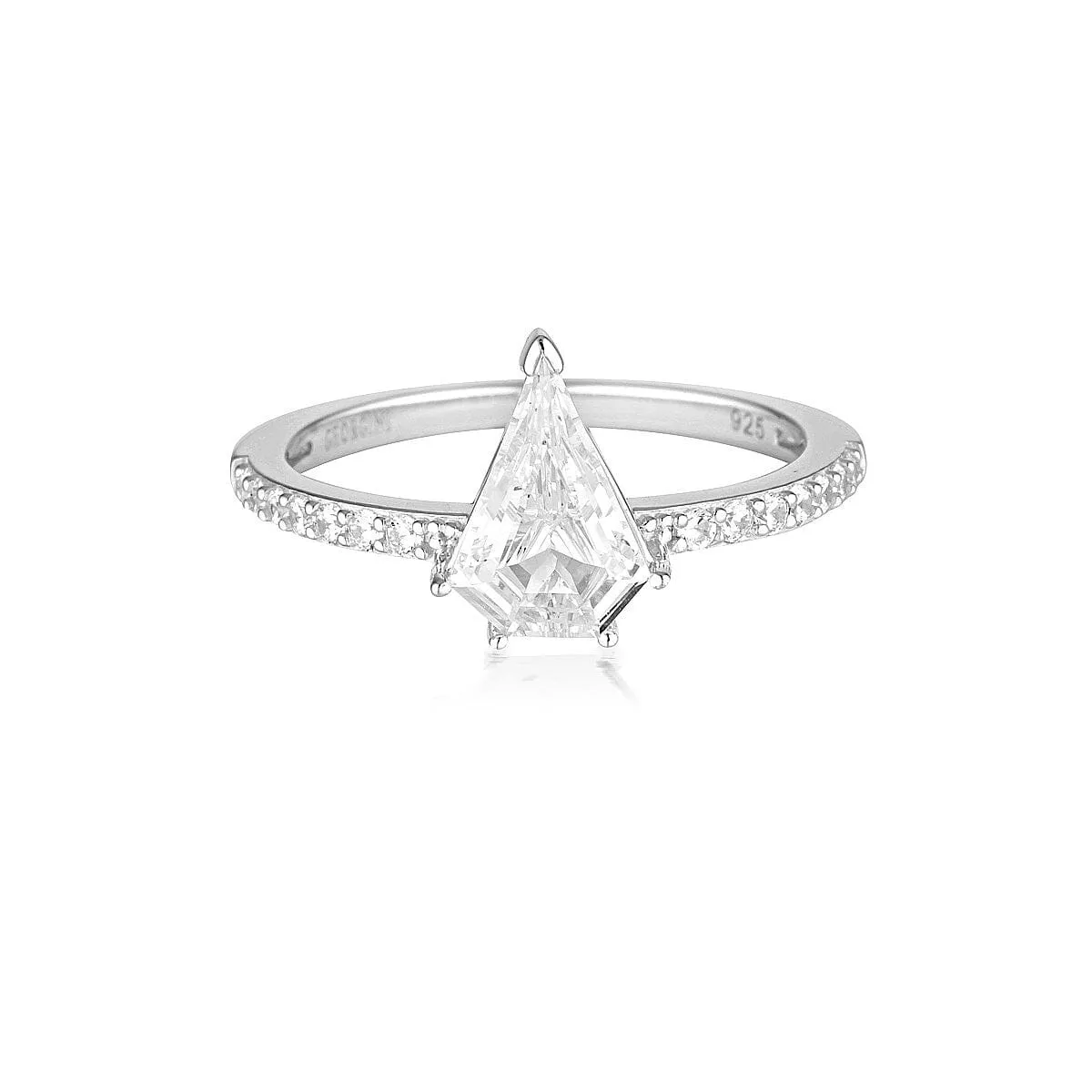 Georgini Rock Star Shield Ring Silver - 10