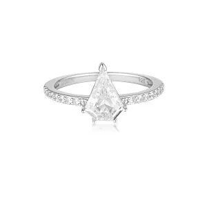 Georgini Rock Star Shield Ring Silver - 6