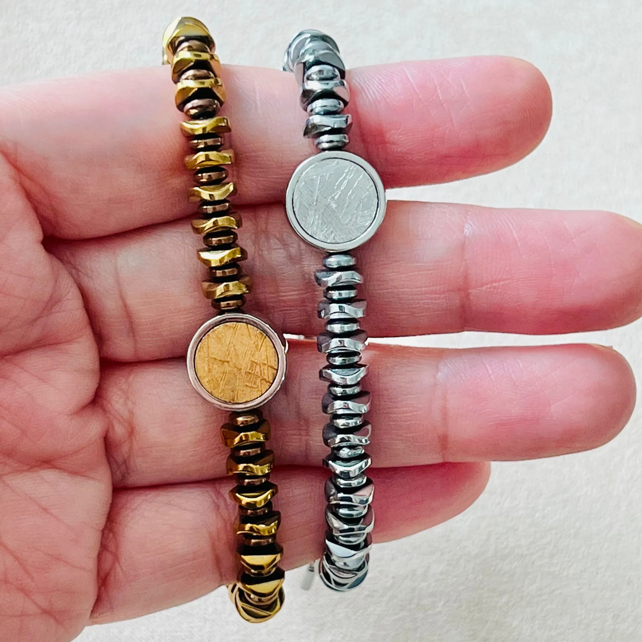 Golden Meteorite Bracelet
