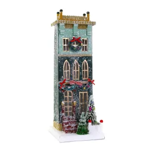 Green Townhouse Miniature House by Cody Foster