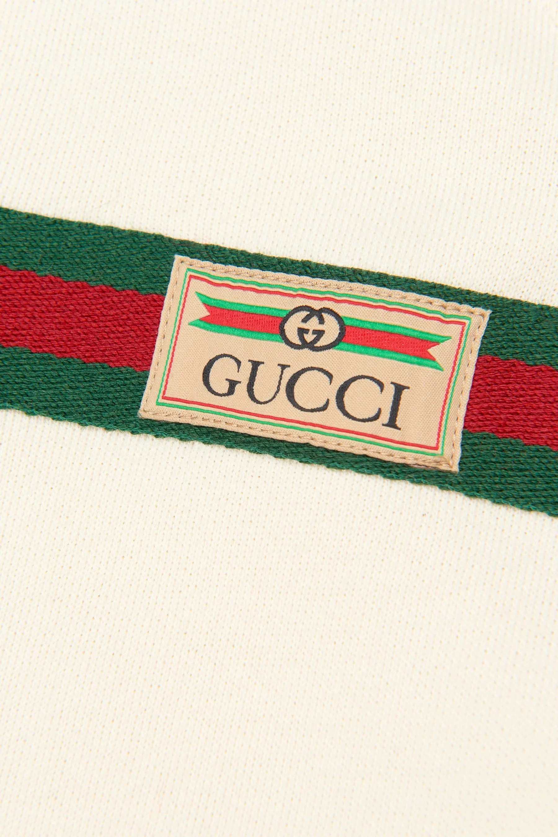 Gucci Baby Web Stripe Romper