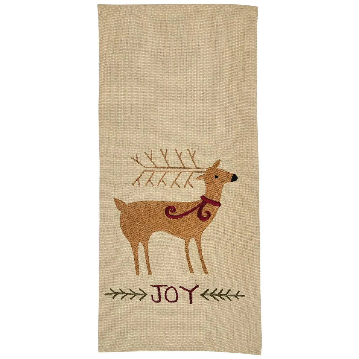 Joyful Deer Emb. Dishtowel - Set of 6 Park Designs