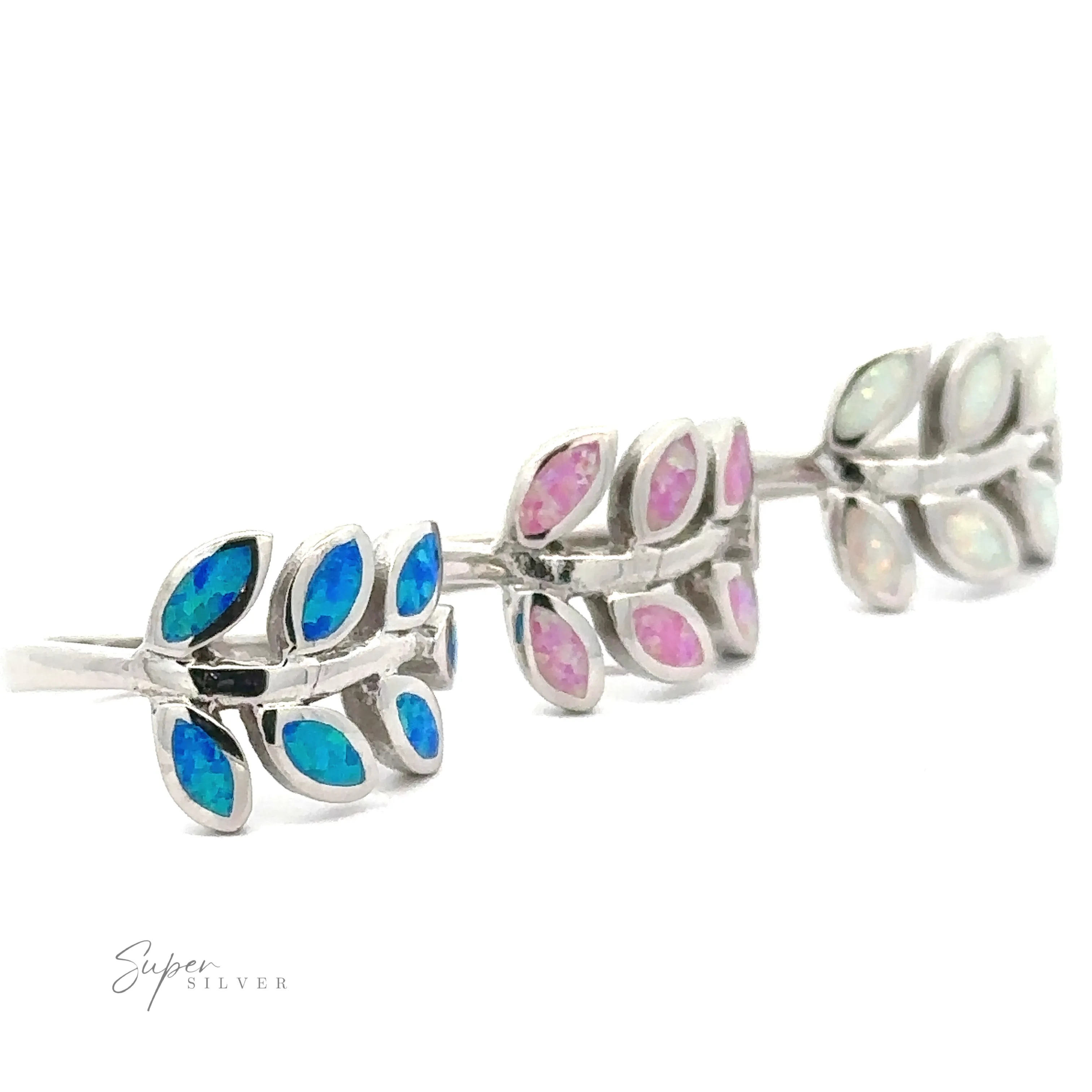 Lab-Created Opal Fern Ring