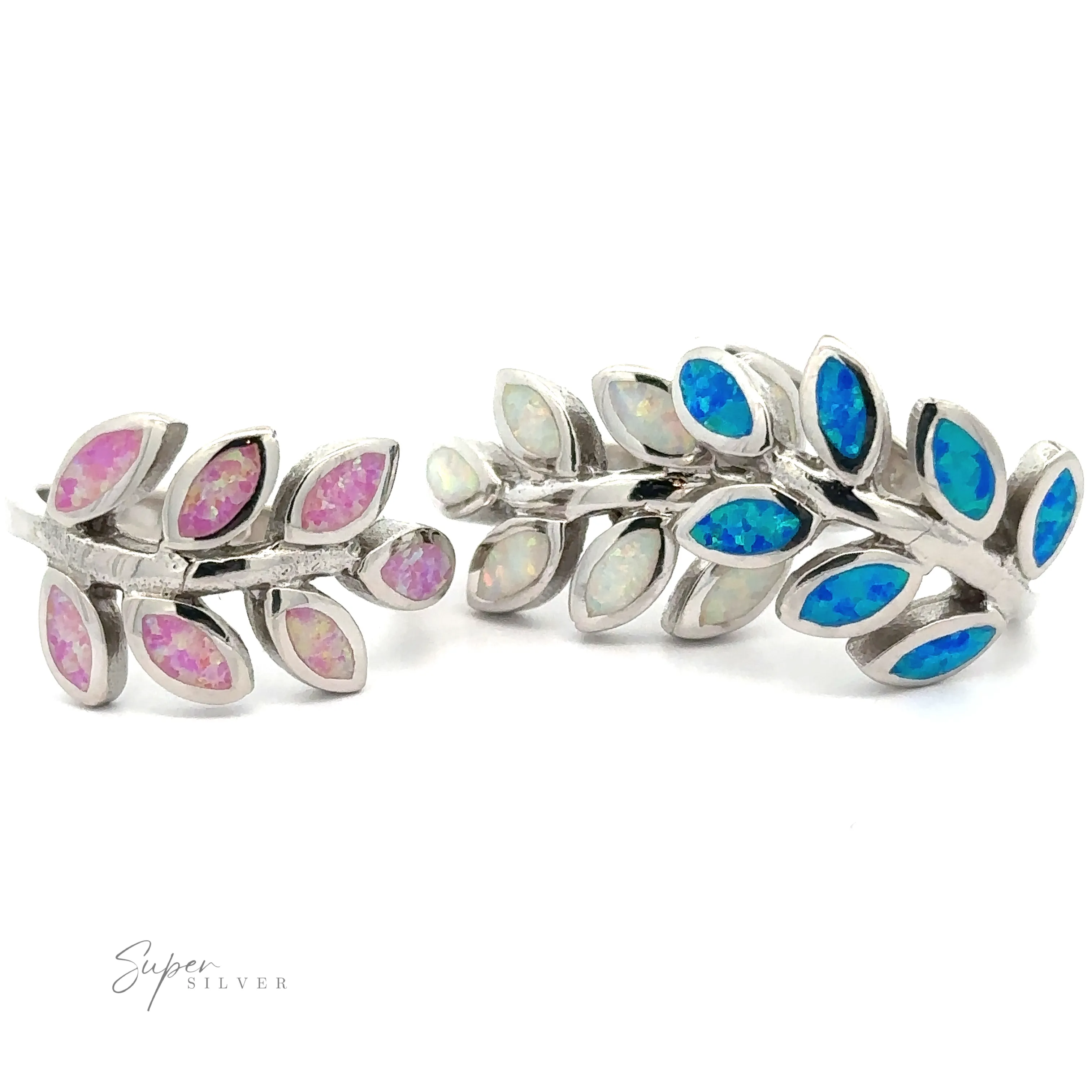 Lab-Created Opal Fern Ring