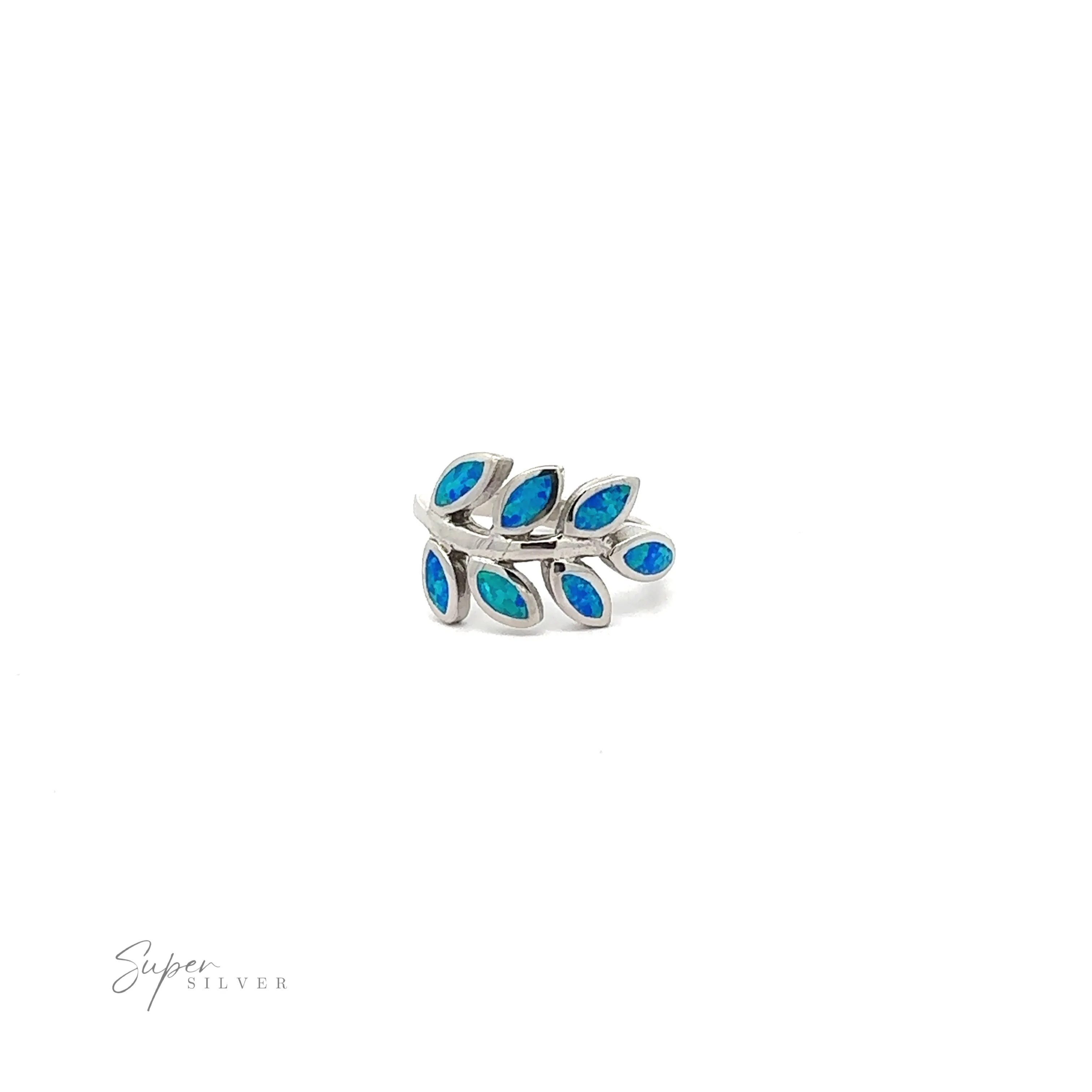 Lab-Created Opal Fern Ring