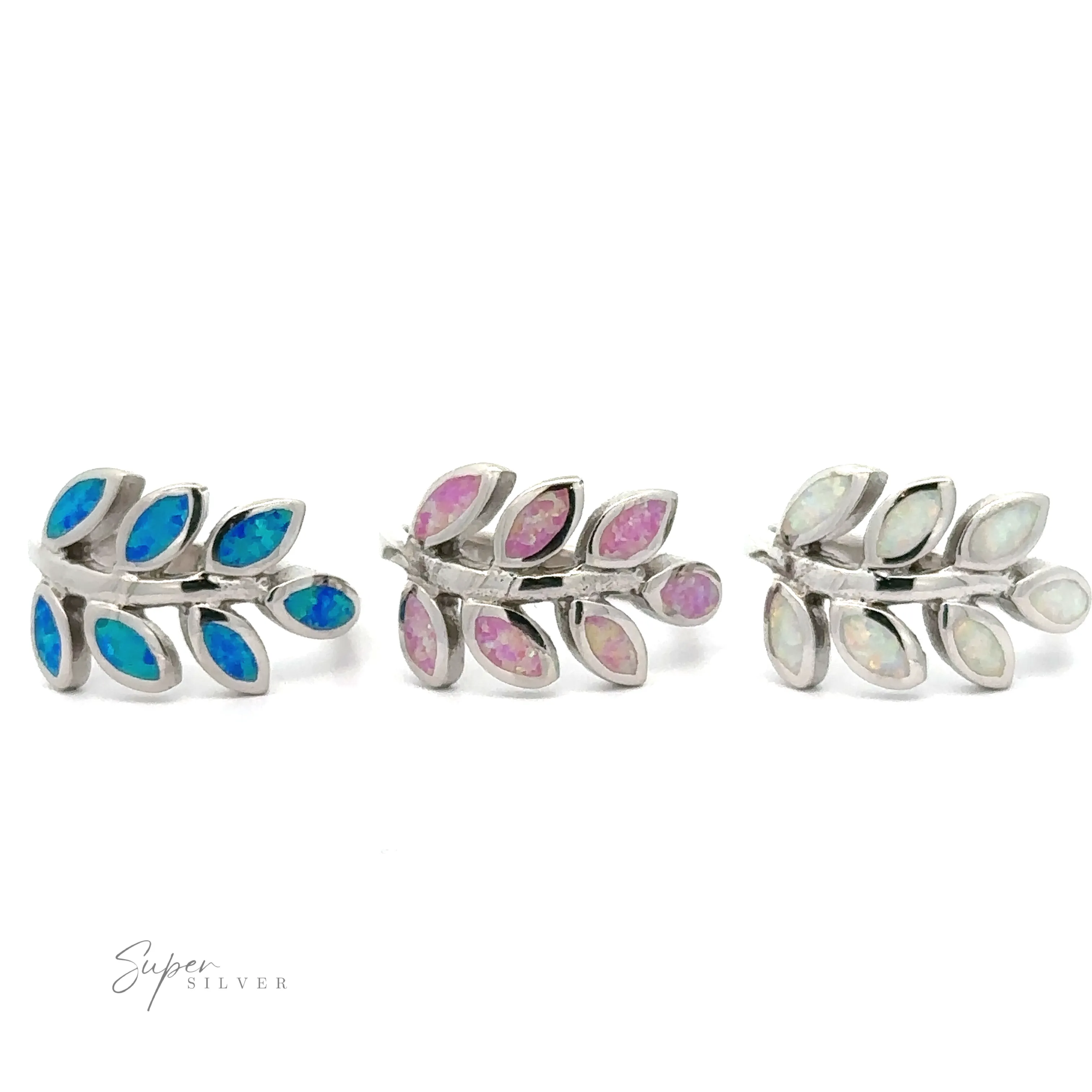 Lab-Created Opal Fern Ring