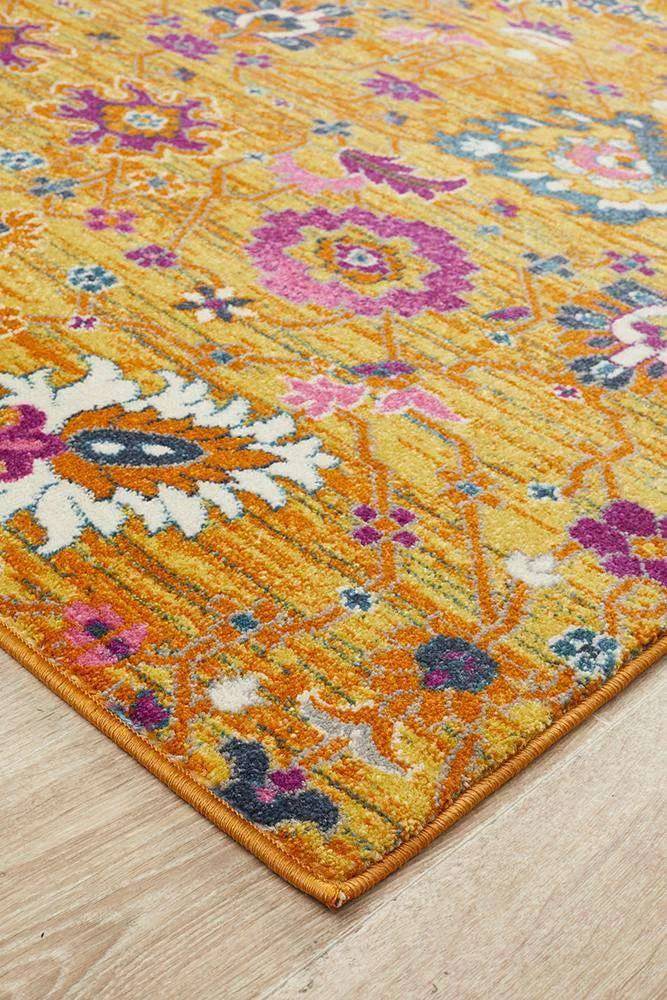 Lisse Traditional Rug - Rust