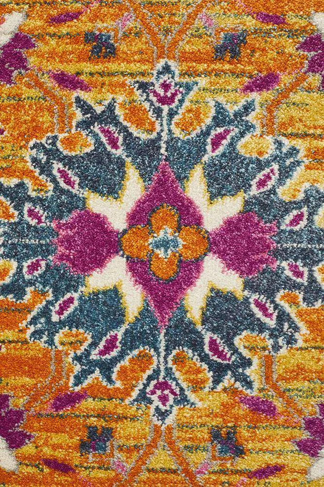 Lisse Traditional Rug - Rust
