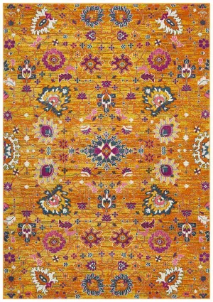 Lisse Traditional Rug - Rust